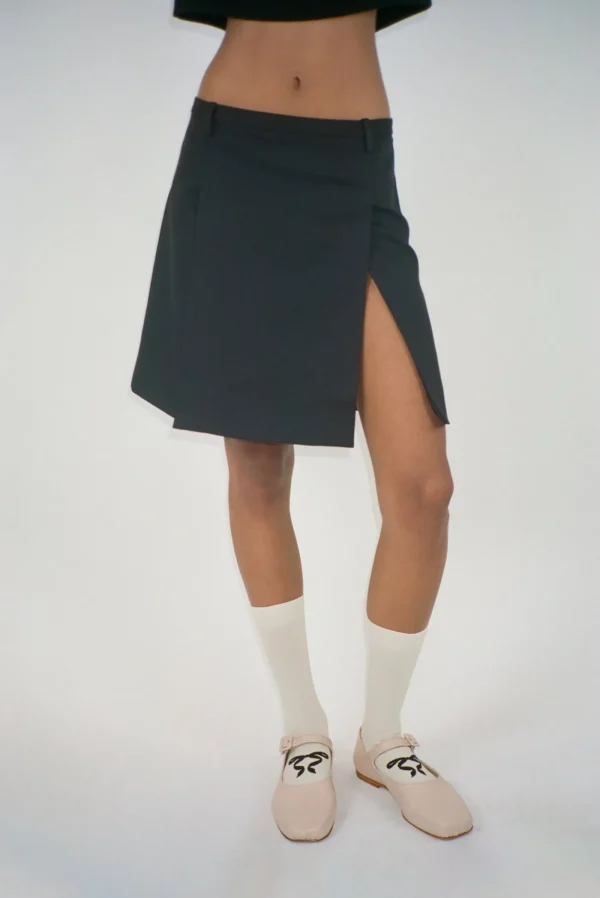 Skirts^Sandy Liang Dart Skirt In Black
