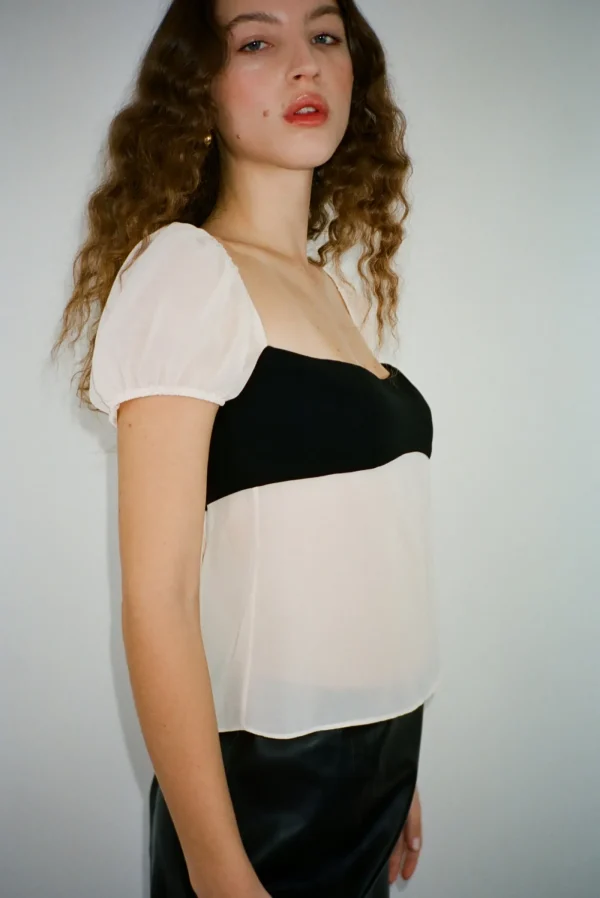 Tops^Sandy Liang Katina Top In Powder