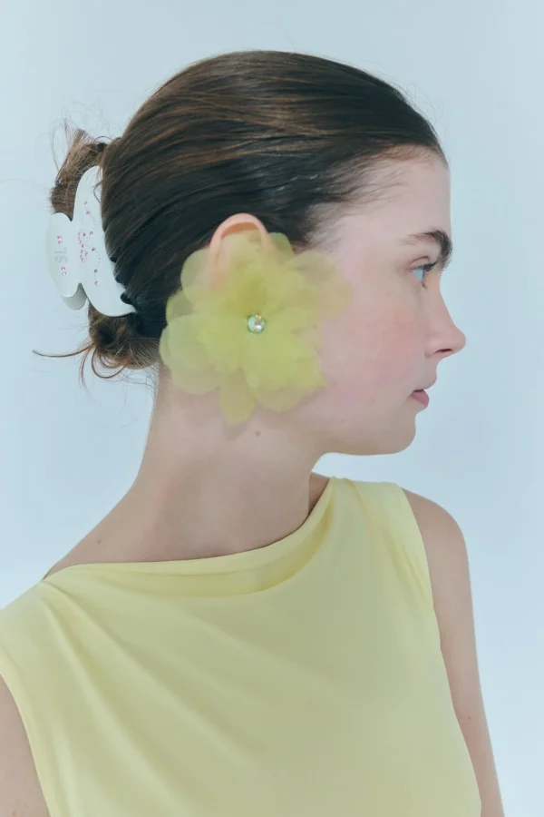 Jewelry^Sandy Liang Muff Earrings In Lemon