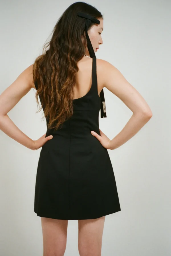 Hair^Sandy Liang Recital Bows In Black Taffeta